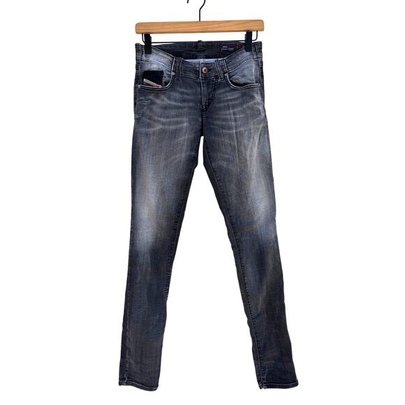 Diesel Black‎ Skinny Jeans, Grupee, Cotton & Elastic, Size 25 long - Picture 1 of 7